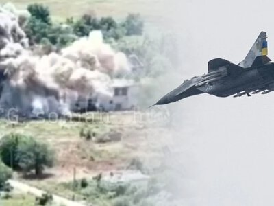 MiG-29 zmierzył się z rosyjską bazą. Spektakularne nagranie obiegło sieć