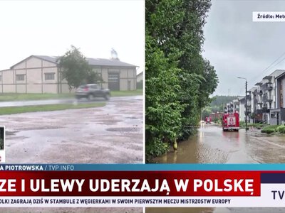 Tysiące domów bez prądu. Straż Pożarna interweniuje bez przerwy