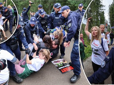 Gorąco nad Morskim Okiem. Musiała interweniować policja. Apelowali o zapewnienie bezpieczeństwa