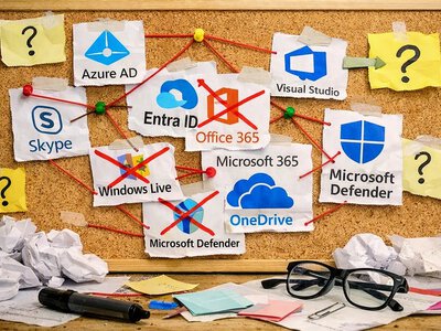 Nikt już nie nadąża za markami Microsoftu. Jeden śmiałek spróbował to ogarnąć