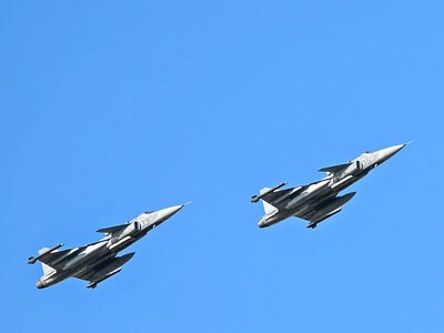 Katastrofa myśliwca Gripen na Węgrzech. Pilot katapultował się