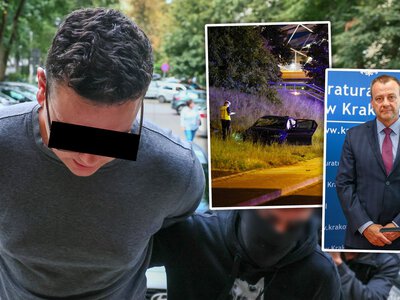 Śledczy ujawnia, jak Hubert B. zachowywał się po wypadku w Krakowie