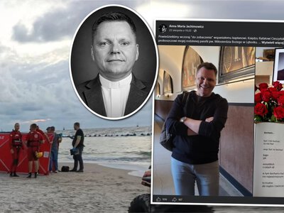 Ks. Rafał utonął w Bałtyku. Poruszające pożegnanie parafianki. Nasuwa się tylko jedno