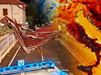 Desperacko próbowali go powstrzymać. Woda porwała rowerzystę