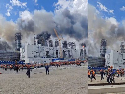 Pożar rosyjskiego zakładu gazowego. Ranne zostały 152 osoby