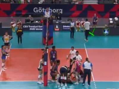 Fatalna kontuzja na ME. Cała hala zamarła. Parkiet opuszczała na noszach