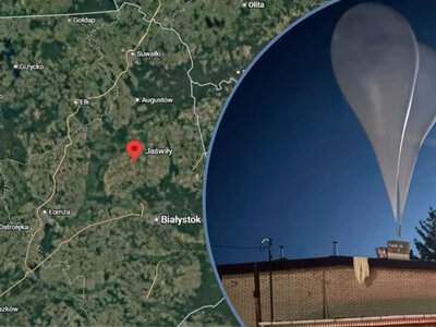 Mieszkańcy Podlasia znaleźli kilka balonów. Zaalarmowano służby, jest apel