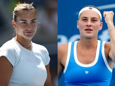 Sabalenka dostała przekaz od Kostiuk. Popis Ukrainki na Arthur Ashe Stadium