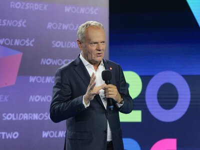 Dwa trudne pytania do Tuska. Premier poprosił o chwilę do namysłu