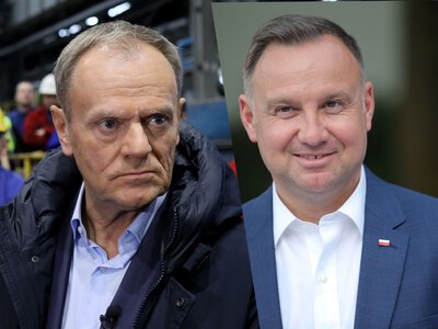 Starcie Tuska z Dudą. W ruch poszły zdjęcia z Putinem!