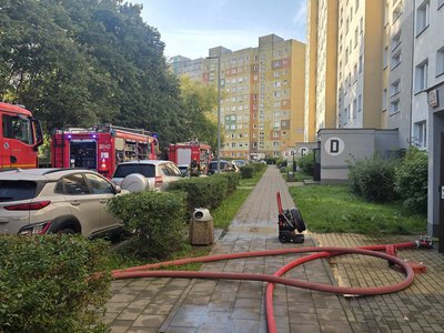 Tragiczny pożar w gdańskim wieżowcu. Nie żyje jedna osoba