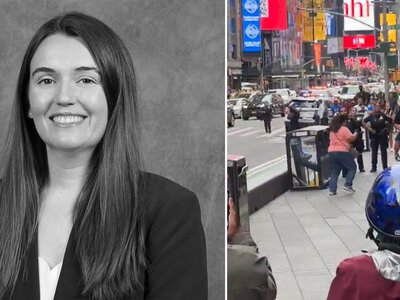 Nożowniczka na Times Square. Nie żyje wiceprezes banku