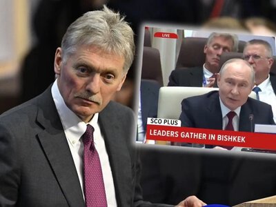 Putin przemawia, a Pieskow śpi. Nagranie krąży po sieci