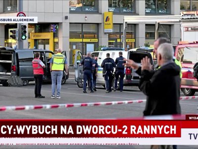 Wybuch niezidentyfikowanego obiektu na dworcu w Augsburgu