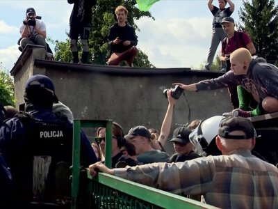 Poznań: próba eksmisji na osiedlu Maltańskim