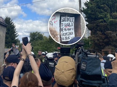 Druga eksmisja z osiedla w Poznaniu. Siłowo wynieśli osoby blokujące