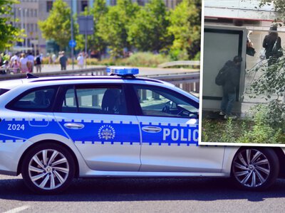 Zaczepiał dzieci na przystanku, potem się obnażał. Policja wciąż go szuka