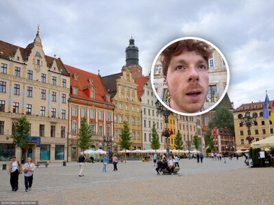 W środku dnia wyszedł na ulice Wrocławia. Amerykanin: coś jest nie tak