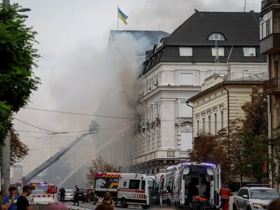 Rosyjski dron uderzył w gmach Służby Bezpieczeństwa Ukrainy. Prosto w gabinet szefa