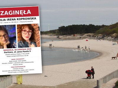 Tajemnicze zaginięcie 37-latki na plaży w Darłowie. Była na festiwalu, nagle zniknęła