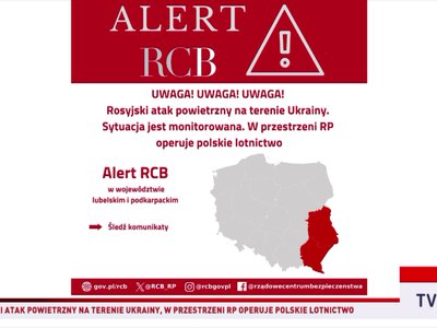 Alert RCB w związku z rosyjskimi atakami
