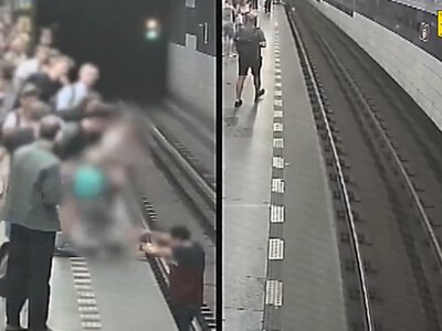7-latek zapatrzył się w telefon i runął na torowisko. Przerażające nagranie obiegło sieć
