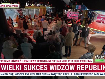 Euforia w Republice. Tak świętowali zebranie 2 mln zł na koncesję