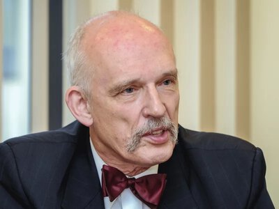 Korwin-Mikke triumfuje po wpadce Konfederacji w Krakowie. „Nic tylko się śmiać”