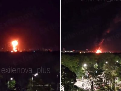 Potężny atak na Rosję. Noworosyjsk w ogniu, są zabici i ranni