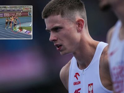 Wyprzedzał zielone diody, było tempo na rekord Polski. Znów złamane 1:44