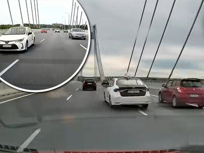 Kierowca Ubera jechał slalomem po S7. Do sieci trafiło nagranie. Jest reakcja firmy