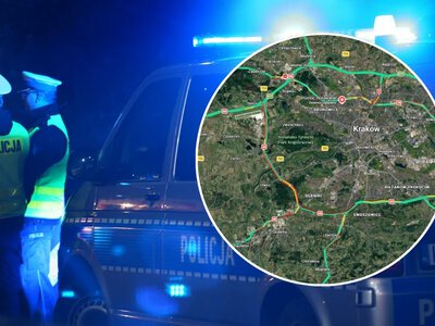 Karambol na obwodnicy Krakowa. Zderzyło się pięć pojazdów, są utrudnienia
