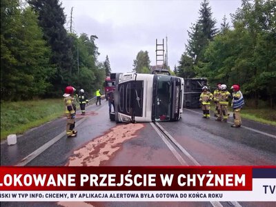 Całkowicie zablokowane przejście graniczne w Chyżnem
