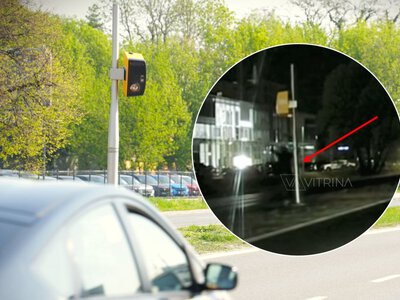 Siekiera, farba i kamienie nie wystarczyły. Postrach kierowców wrócił na swoje miejsce