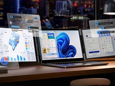 Za mało miejsca na dodatkowy monitor? Otwórz swojego laptopa na więcej