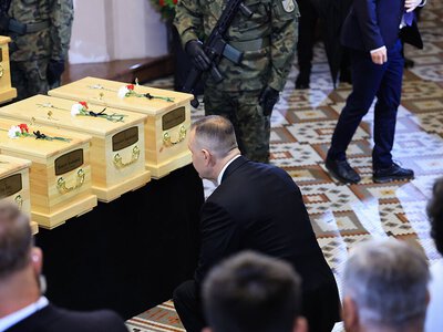 Pogrzeb ofiar obozu dla polskich dzieci. Pochówek po ponad 80 latach