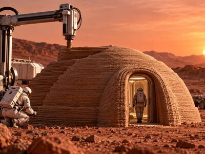 Mars sam utwardzi nam domy. Naukowcy chcą budować je z drożdży