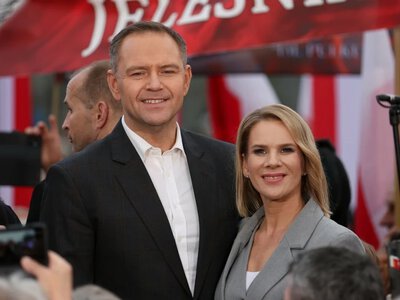Jakie psy mają Nawroccy? Historia jednego z nich wzrusza do łez