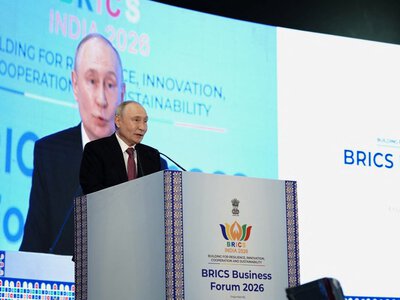 Putin ostrzega europejskich przywódców: Rozmieszczenie wojsk w Ukrainie oznacza wojnę