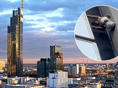 Wszedł na najwyższy budynek w UE. Akcja służb na Varso Tower