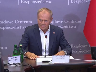 Atak Rosji w pobliżu polskiej granicy. Odprawa służb z udziałem premiera
