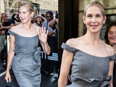 57-letnia Kelly Rutherford zachwyca na New York Fashion Week. Co za styl!