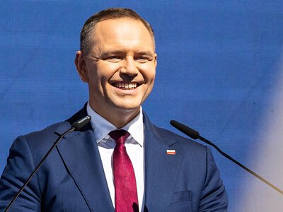 Karol Nawrocki z żoną na wyjątkowej gali. Prezydent zabrał głos