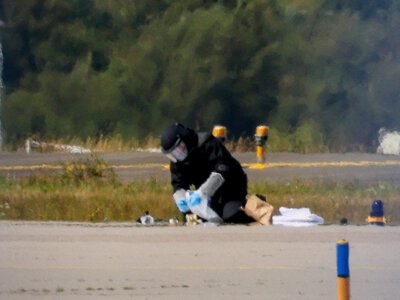 Niemcy. Szczątki drona blisko bazy Bundeswehry. Wielka akcja policji