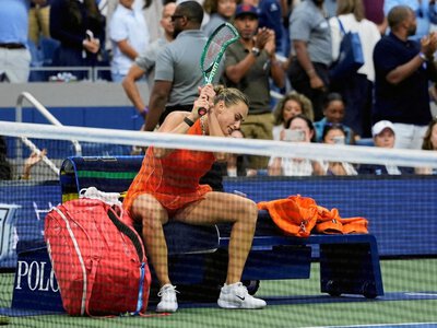 Legenda ostro o zachowaniu Sabalenki na US Open. Sceny