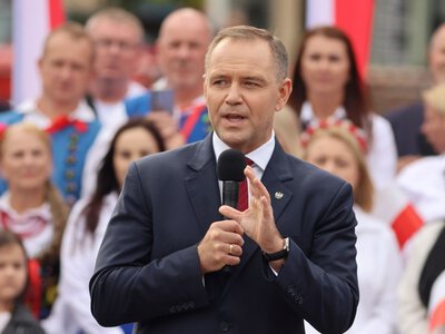 Sprzedawali jedzenie na imprezie Nawrockiego. Kancelaria ujawnia powód