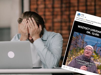 Całe miasto się przestraszyło huków, a profil Łodzi stroi sobie żarty. Gdzie my żyjemy