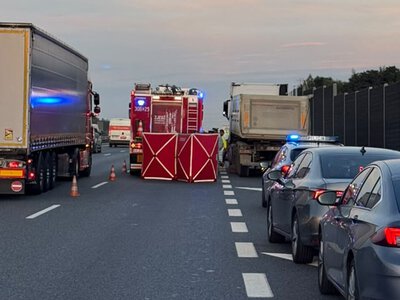 Tragedia na A4. Nie żyje mężczyzna, który w korku wysiadł z auta