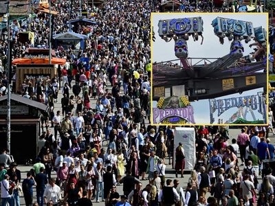 Incydent na starcie Oktoberfest. Wisieli głowami w dół