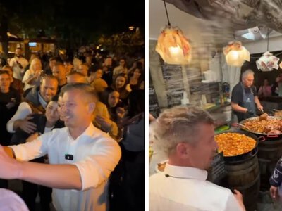 Incydent w trakcie festiwalu. Magyar oblany, sam zamieścił nagranie